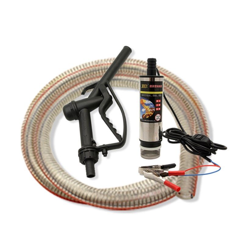 电动柴油抽油泵 12v24伏全自z动小型迷你抽水泵浦车载自吸油抽子