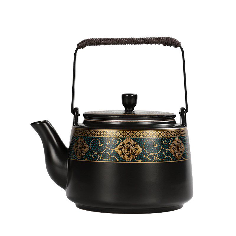己造 中式家用陶瓷茶壶古韵提梁壶功夫大号容量茶壶泡茶器带滤网
