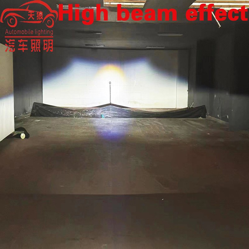 易改件15-18款朗逸启航U型日行灯LED汽车大灯激光海5透镜套装内胆