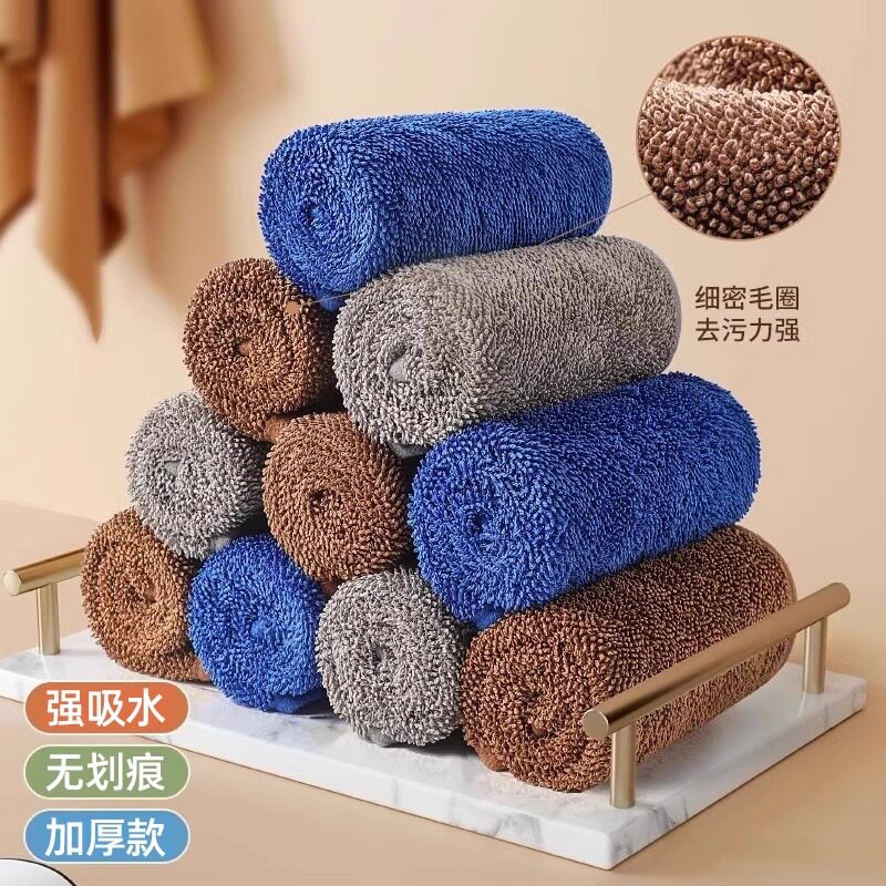 擦地专用抹布强吸水木地板地砖清洁拖布加大加厚家政保洁毛巾家用