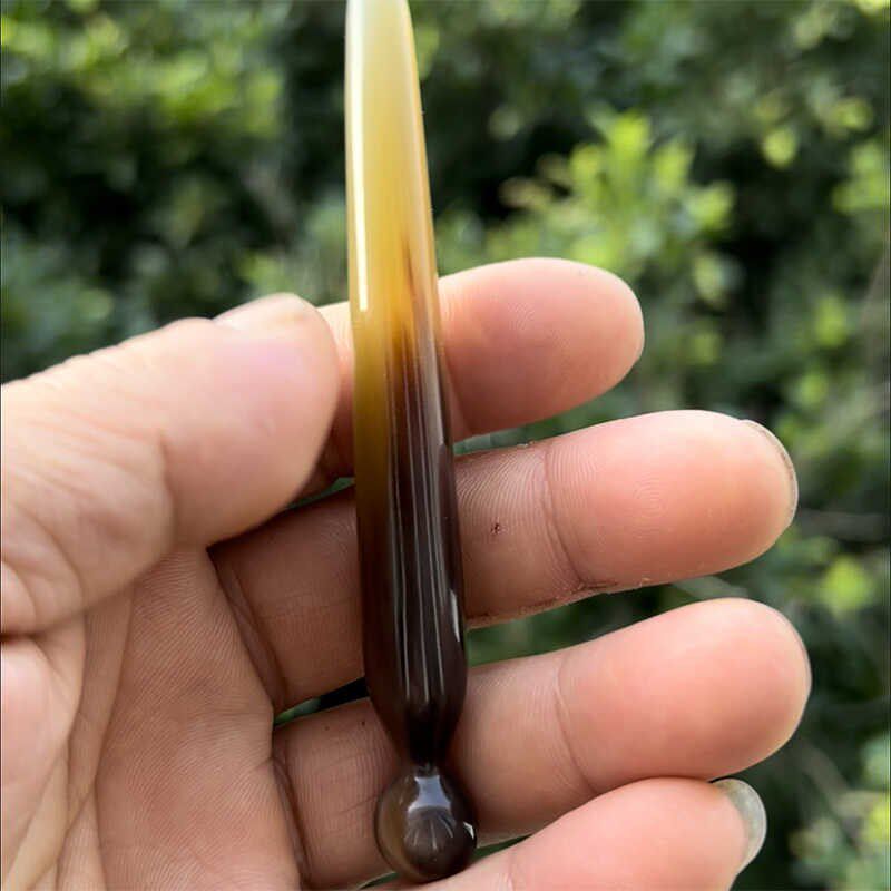 点穴笔拨筋棒珍角堂天然藏牦牛角高端点穴按摩笔全身经络按摩通用