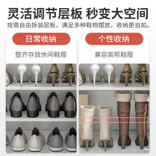 轻奢鞋柜家用门口大容量新款入户一体靠墙玄关柜收纳柜阳台储物柜