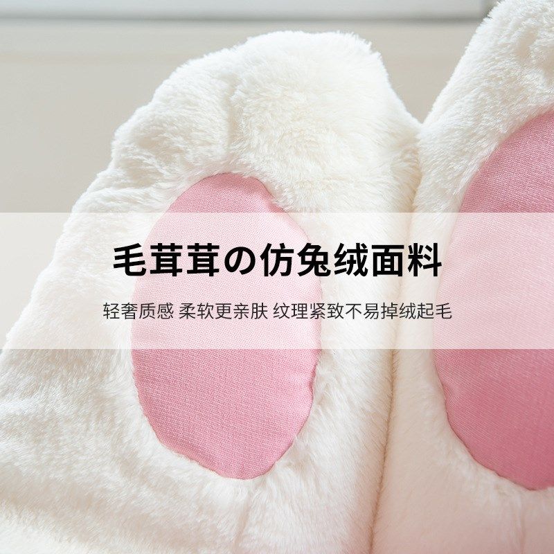 猫爪卡通懒人沙发豆袋可爱网红小沙发女孩单人成人儿童沙发座椅