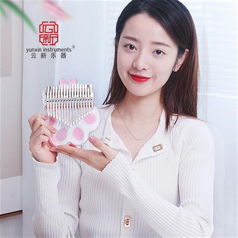 新款迷你a拇指琴网红男女生水晶便宜儿童生21音巴林琴手指琴可爱