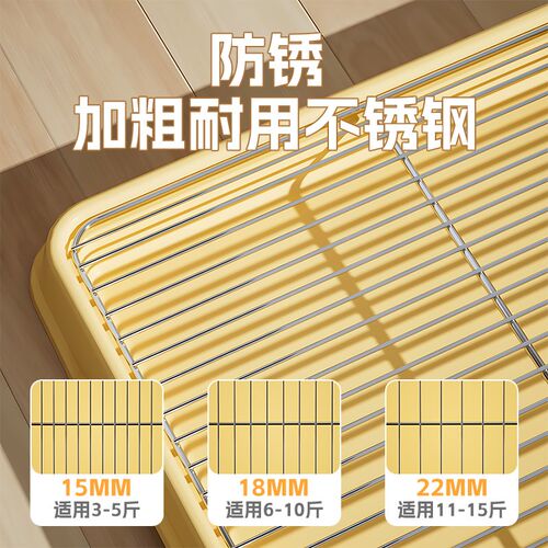 狗狗厕所小型犬狗砂盆宠物防踩屎尿盆不锈钢小狗便便狗狗专用厕所