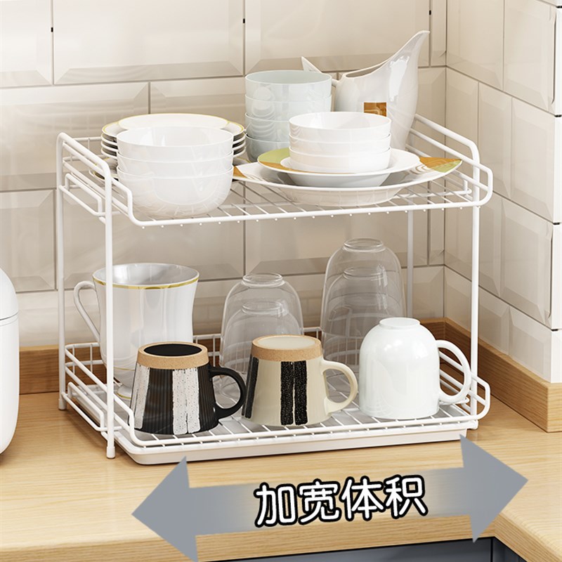 家用厨房碗架碗盘收纳架沥水架放碗碟置物架柜内晾U碗餐盘橱柜盘