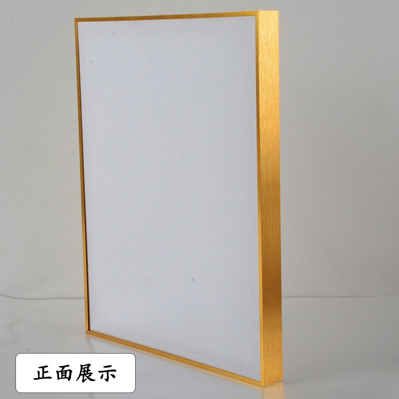 铝合金油画框外框装裱金属大广告油画画框空框窄边框条框架定制做图片