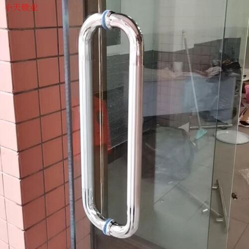 淋浴房2b75不锈钢木门大门把手玻璃门配件公寓O型商场酒店扶手弯.