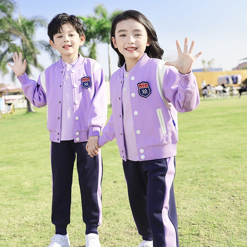 儿童棒球服c英伦学院风校服套装班服小学生幼儿园园服春秋款夏季