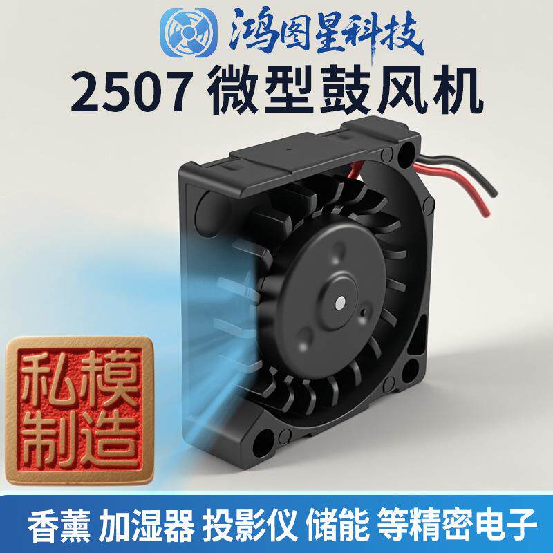 2507微型鼓风机2006/3004香薰储能超薄5V静音涡轮侧吹DC散热风扇