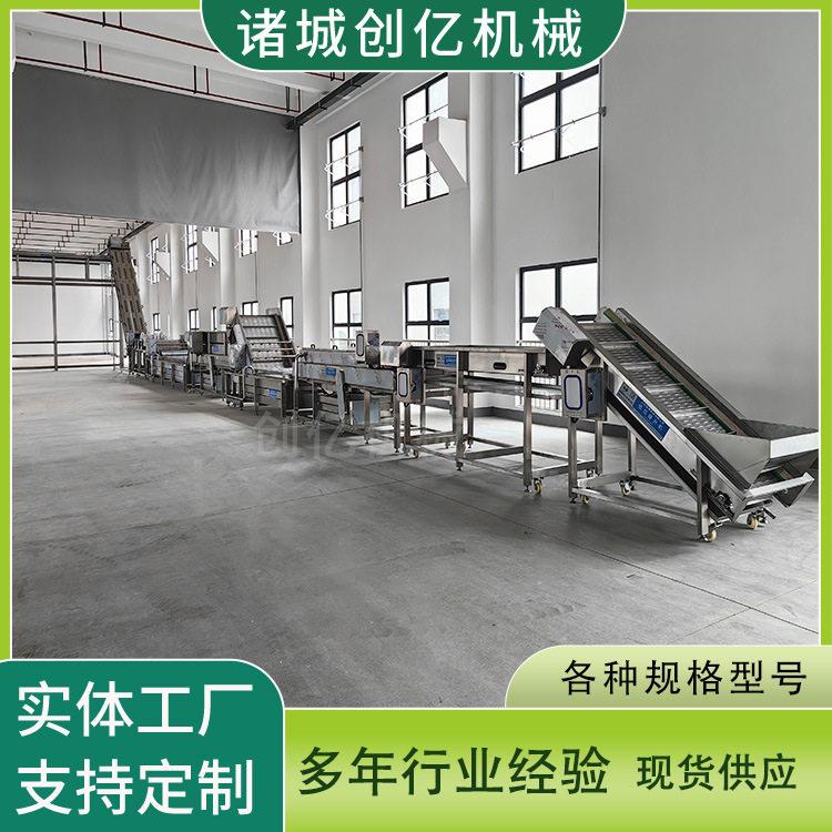 橙子柑橘全自动生产线设备 水果榨汁前处理设备 柠檬清洗线