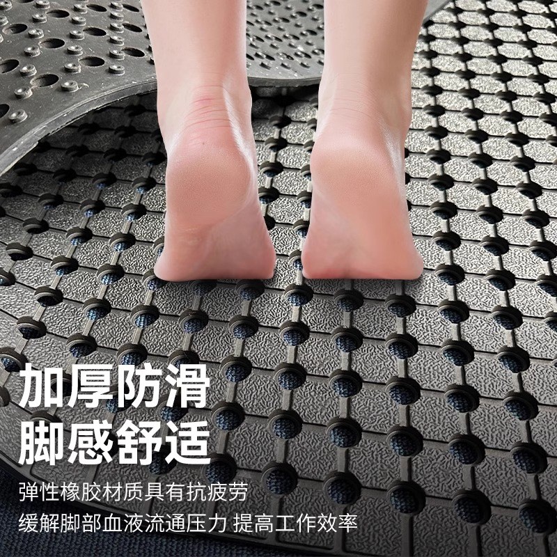 厨房餐厅酒店食堂防油防滑隔水橡胶垫商用吧台食堂隔水镂空脚垫