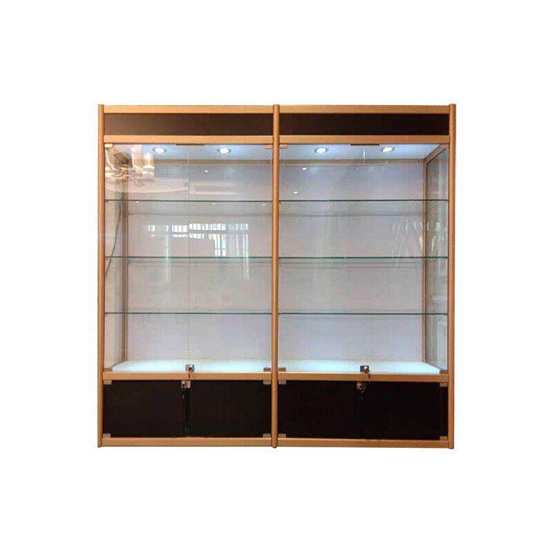 定制产品陈列柜奖杯奖牌展示柜玻璃化妆品展柜工艺品珠宝货架透明