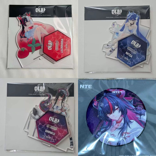 韩谷 异环韩国pc房联动夏日泳装立牌 安魂曲真红妮夏立牌吧唧摆件