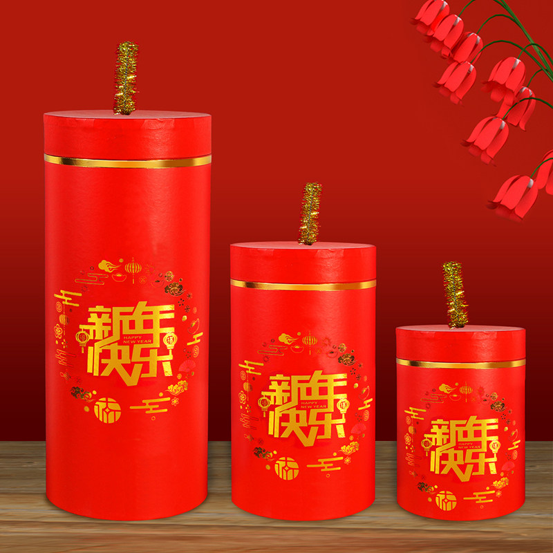新年装饰坐炮场景布置道具炮仗炮竹过年元旦春节商场酒店橱窗摆件