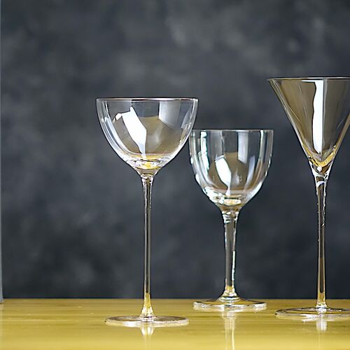 日式鸡尾酒杯 水晶玻璃杯 尼克若拉杯马天尼杯 Martini Glass