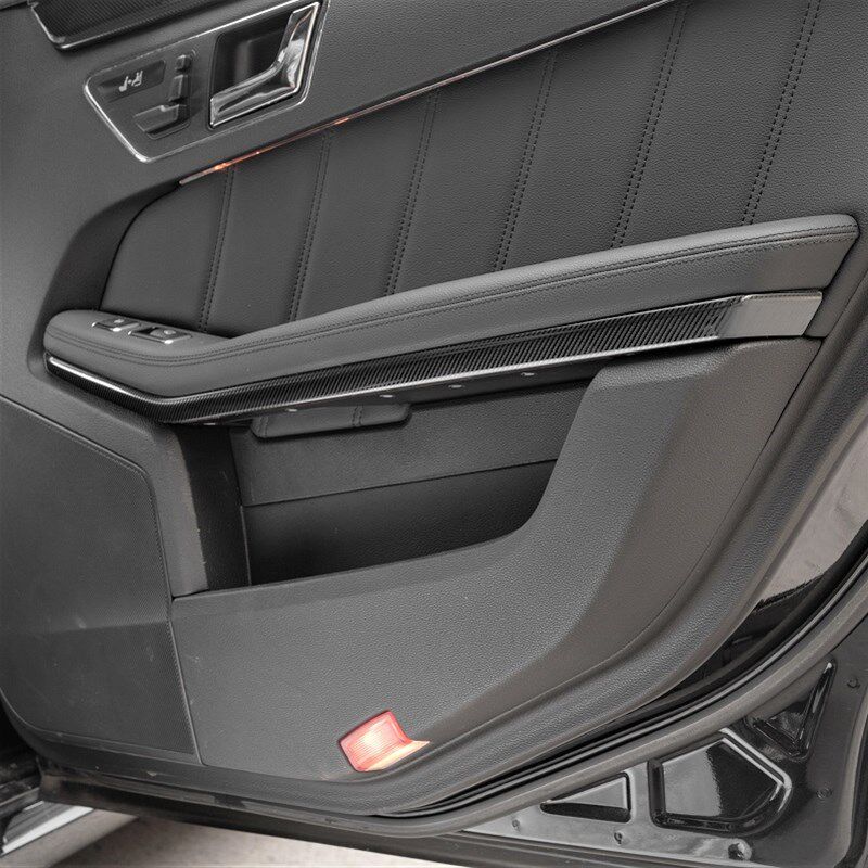 适用奔驰E级09-15款 E200L E260L E300L车门面板内饰改装装饰亮条