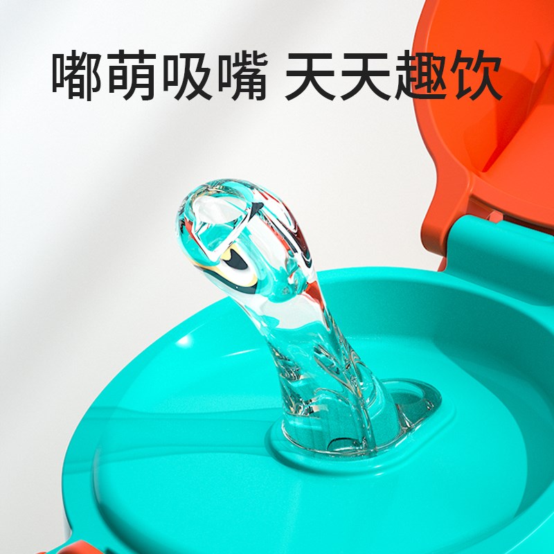 儿童水杯吸管杯子大人孕产妇专用上学幼儿园直饮水壶大肚杯女夏季