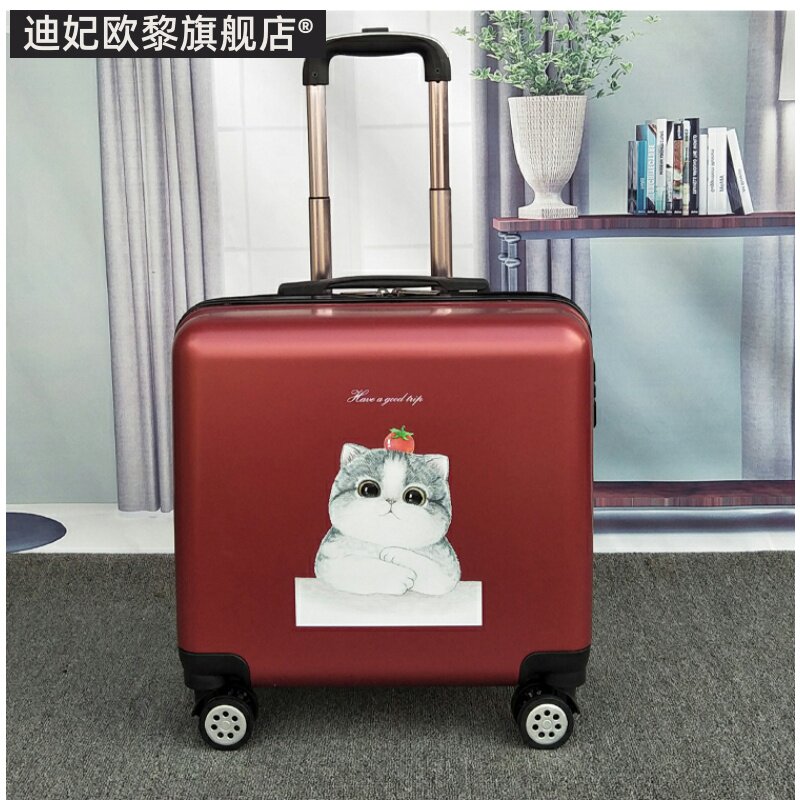 小型旅行箱小清新男学生20寸拉杆B箱韩版女生行李箱18寸卡通登机