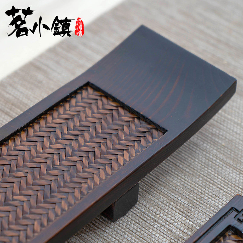 茶杯托功夫茶具实木茶盘茶台小型茶托托盘茶垫干泡台茶杯架沥水架