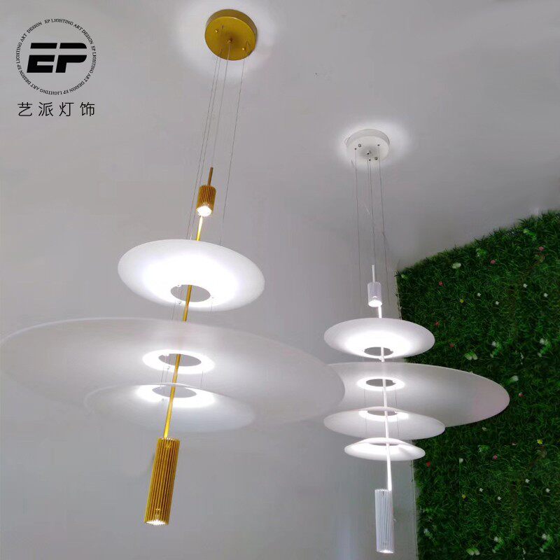 北欧风格个性创意时尚样板房设计师客厅餐厅服装展厅装饰LED吊灯
