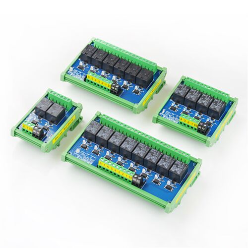 光耦隔离继电器模块组3.3V5V12V24V触发 IO卡单片机PLC信号放大板