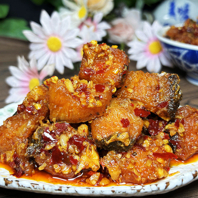 竹香飘飘 江西特产手工酒糟鱼块 香辣口味鱼干即食秘制下饭菜零食