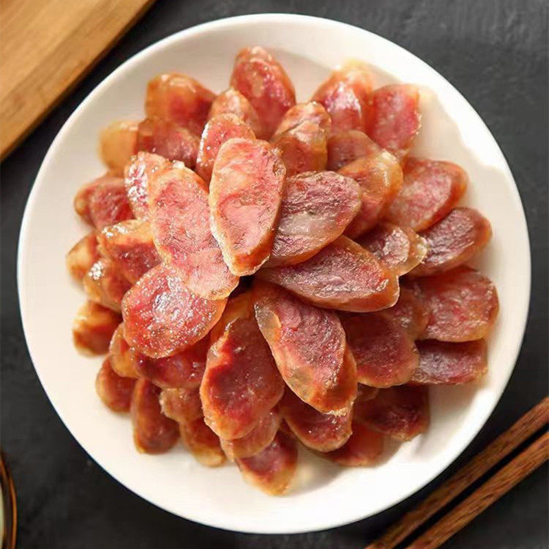 农家手工猪肉香肠正宗江西特产腊肠腊肉咸味不甜柴火烟熏灌肠干货