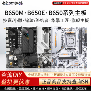 Gigabyte/技嘉单主板B650EM战鹰小雕电竞雕铭瑄终结者华擎单主板