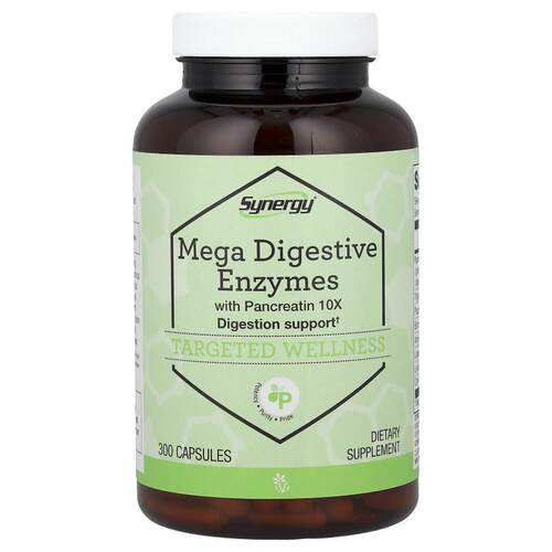 Vitacost Synergy Mega Digestive Enzymes复合酶配方含胰酶10X