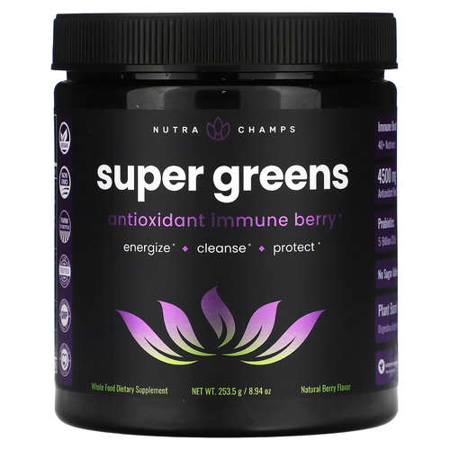 NutraChamps Super Greens浆果Green Superfood 混合物
