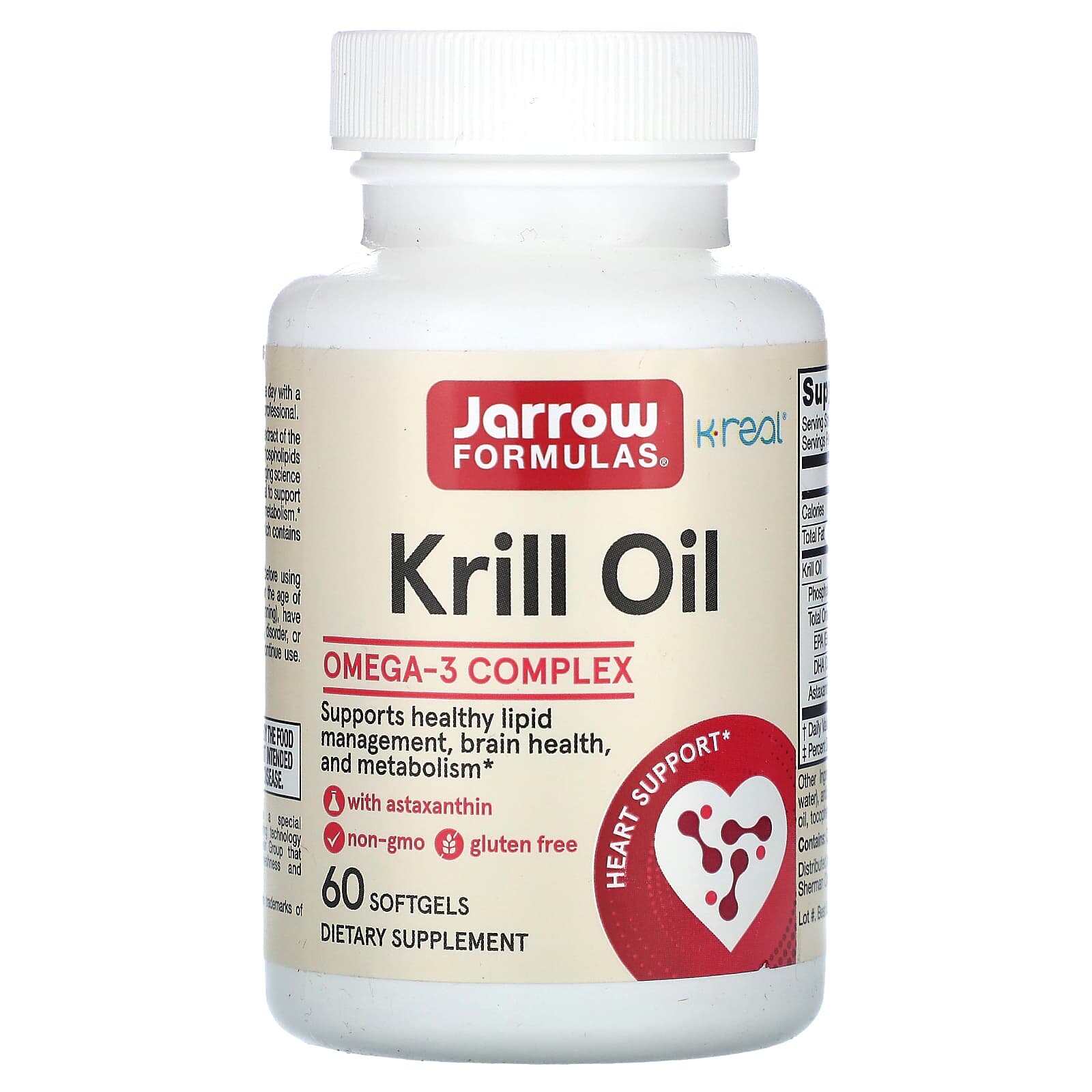 Jarrow Formulas/杰诺磷虾油睡前午间里保持闲适生活温暖相伴