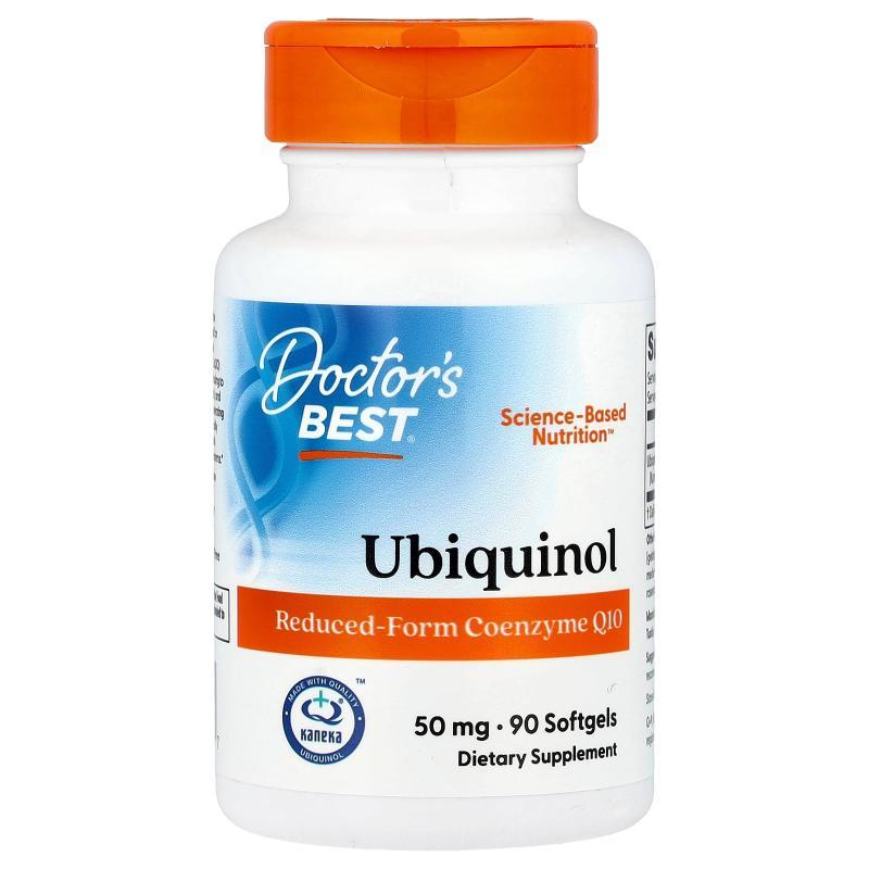 Doctor's best多特倍斯还原型辅酶q10泛醇心脏肌动力能量帮助图片