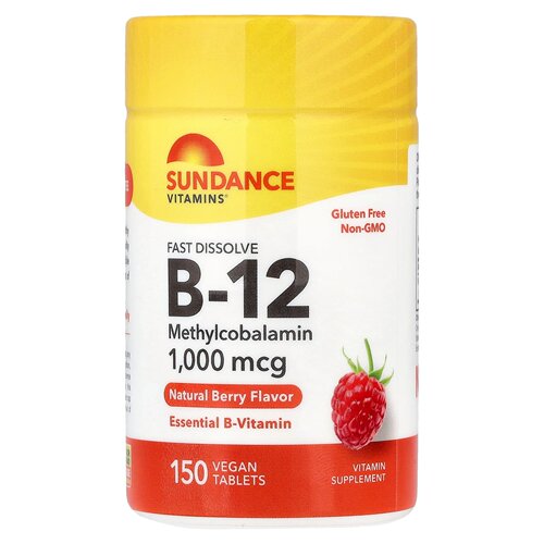 Sundance速溶维生素B12B-12维生素B12旅途冬日保持轻快温和常伴