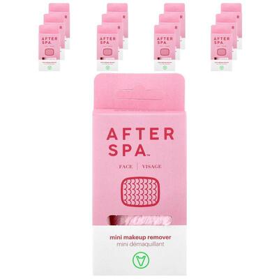 AfterSpa,Afterspa™ Mini Makeup Remover, Pink , 12 Pack