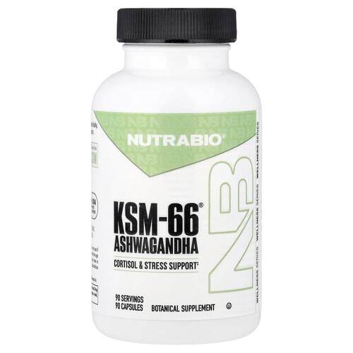Nutrabio Labs,南非醉茄 KSM-66，600 毫克，90 粒素食胶囊