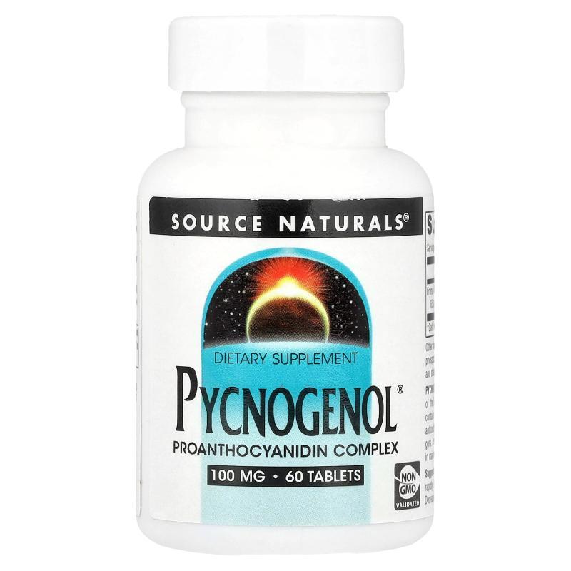 Source Naturals源美生物类黄酮碧萝芷片血管活力肌肤弹性