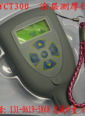 YCT300两用涂层测厚仪 漆膜厚度计 膜厚仪 0-1250um 全新正品直销
