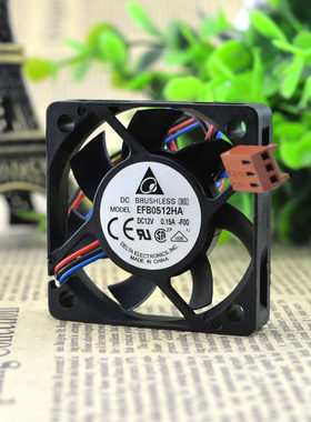 台达 EFB0512HA 5010 12V 0.1 5CM/厘米 测速风扇 CPU风扇