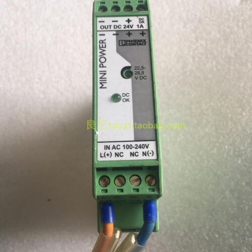 拆机 PHOENIX菲尼克斯 MINI-PS-100-240AC/24DC/1 2938840 电源