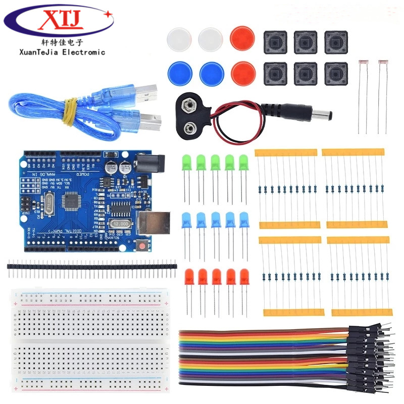 Starter Kit UNO R3 mini 13合1套件 入门套件迷你面包板LED跳线