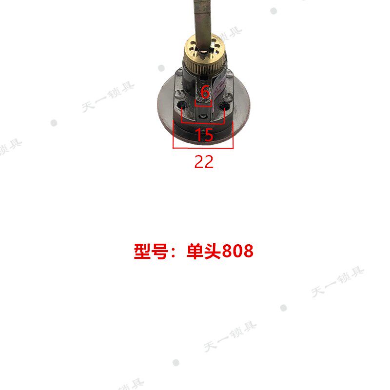 别墅门锁芯 800小/808单头滨卡锁芯 指压式防盗门锁芯 对开大门锁