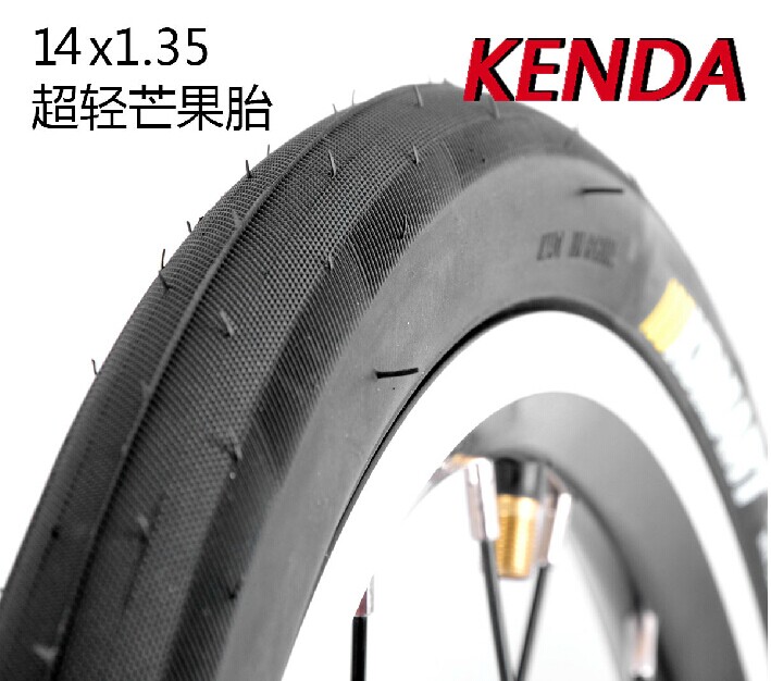 Kenda/建大外胎 14寸14*1.35芒果胎自行车折叠车外胎bya412 K1085