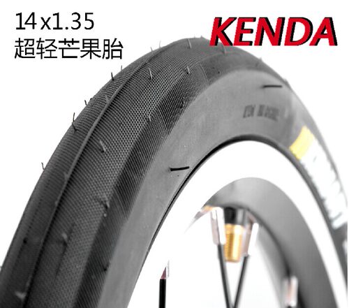 Kenda/建大外胎 14寸14*1.35芒果胎自行车折叠车外胎bya412 K1085