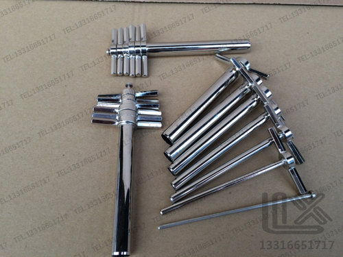cork borer set of 6  Chrome nickel plated