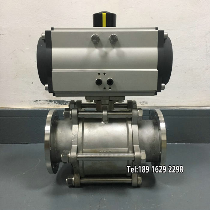 GUQ气动真空球阀活套法兰DN100快装卡箍负压防爆开关切断阀门KF25