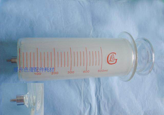 气相色谱仪用500ml玻璃注射器气体采样注射器实验室专用玻璃针筒