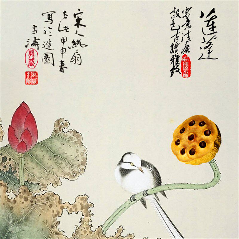 黄杨木雕实木家居汽车挂件莲蓬吊坠手把件莲子莲藕工艺品文玩吊饰