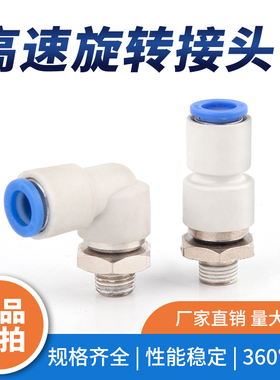 高速旋转接头KSH04-M5 KSH08-02S KSH10-02S 06-M5直通