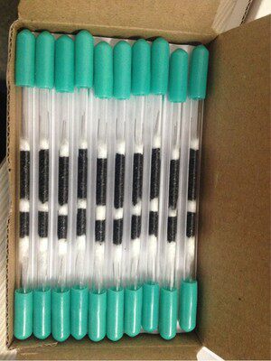 碱性活性炭采样管100/50mg 溶剂解析型 活性碳苯系物吸附管 一盒